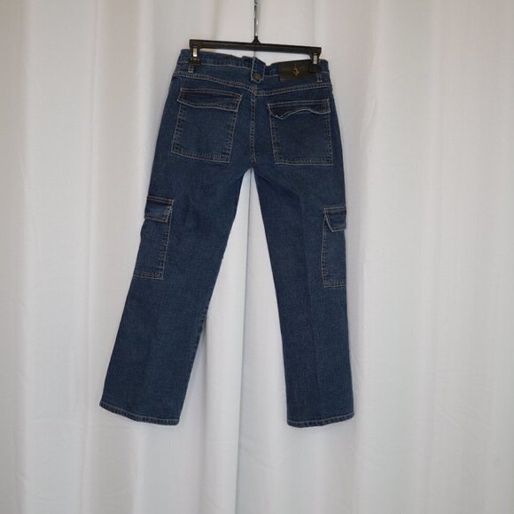 Vintage Y2K Baby Phat Cargo Jeans Sz 2 - Picture 3 of 9